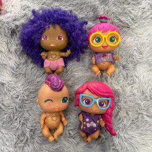 THE BELLIES SET OF 4 INTERACTIVE BABIES